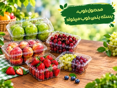 ظروف بسته بندی میوه